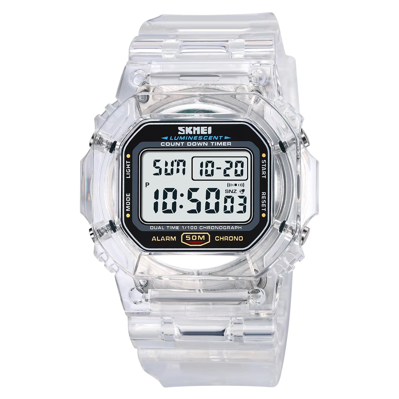 SKMEI - 1999 - High Quality Luxury Watch - White image 0