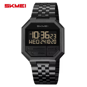 Skmei - 2350 - Digital MultifunctionalSports Watch with Dual Time - Black image 2