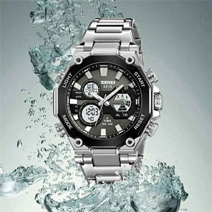 Skmei - 2210 - Digital Sport Watch - Silver image 2