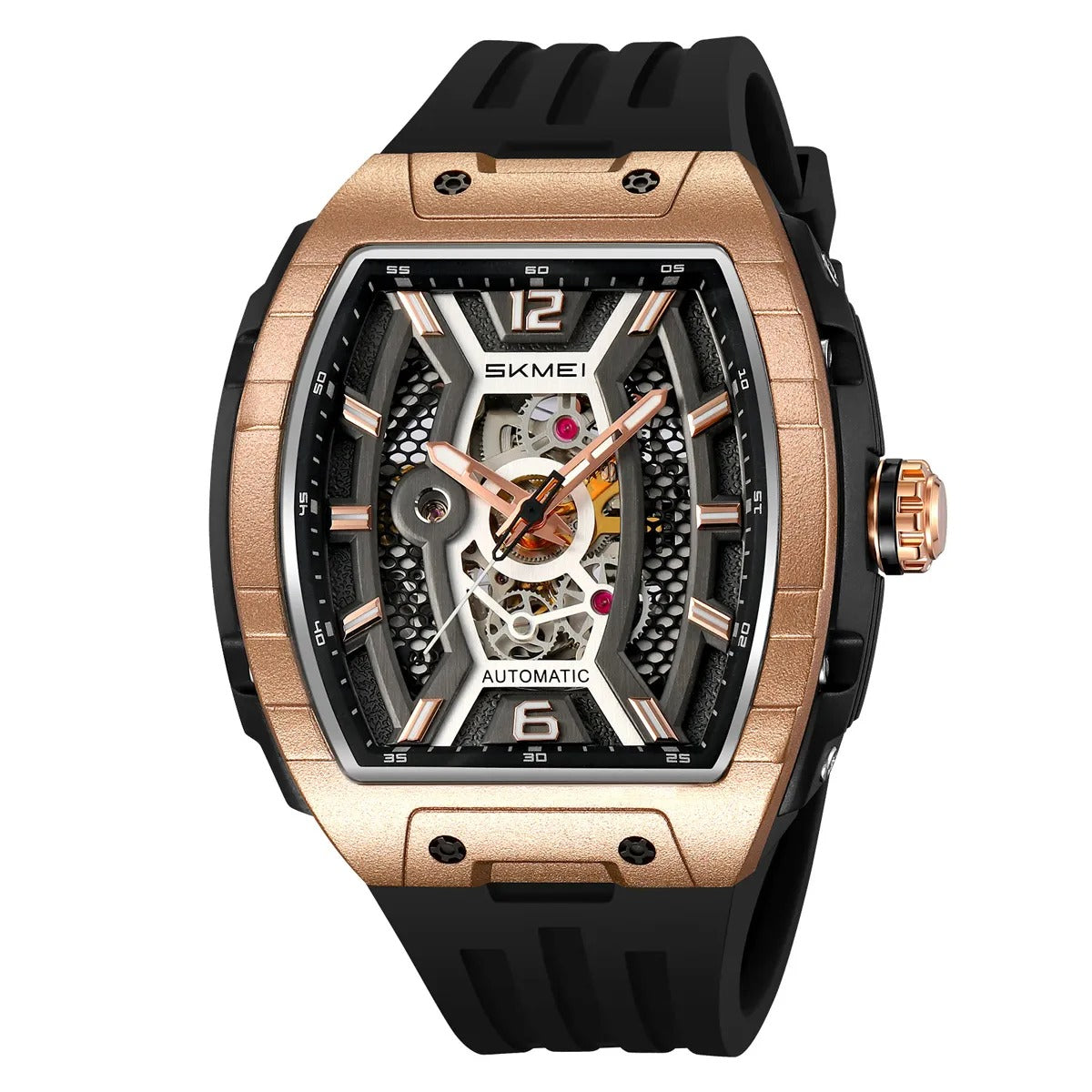 SKMEI - M033 - Phantom Automatic Skeleton Watch - rose gold image 1