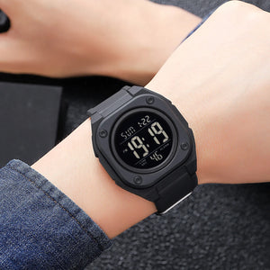Skmei - 2160 - Smart Digital Functions Watch - black-black image 2