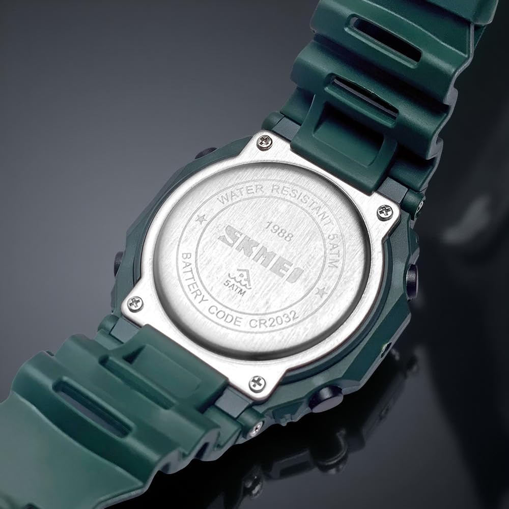 Skmei - 1988 - Street Armor Digital Watch - Dark Green image 4