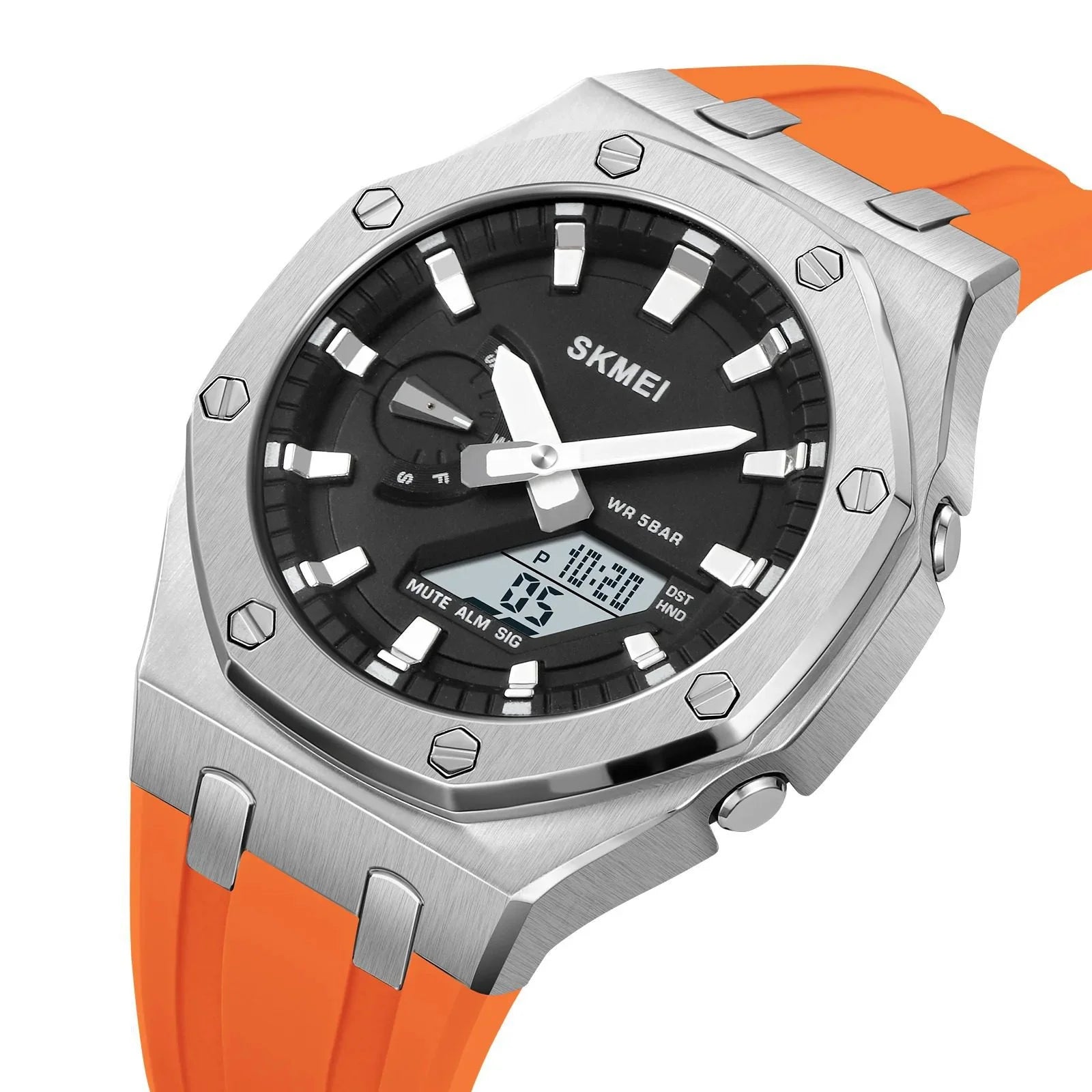 Skmei - 2243 - World time 50 Timezone- Orange image 1