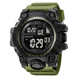 SKMEI 2245 Military Style Digital Sports Watch - armygreen image 0