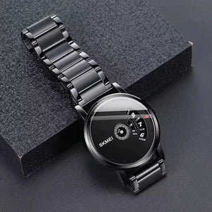 Skmei - 1260 - Waterproof Business Watch For Men - Black/Black-Steel image 2