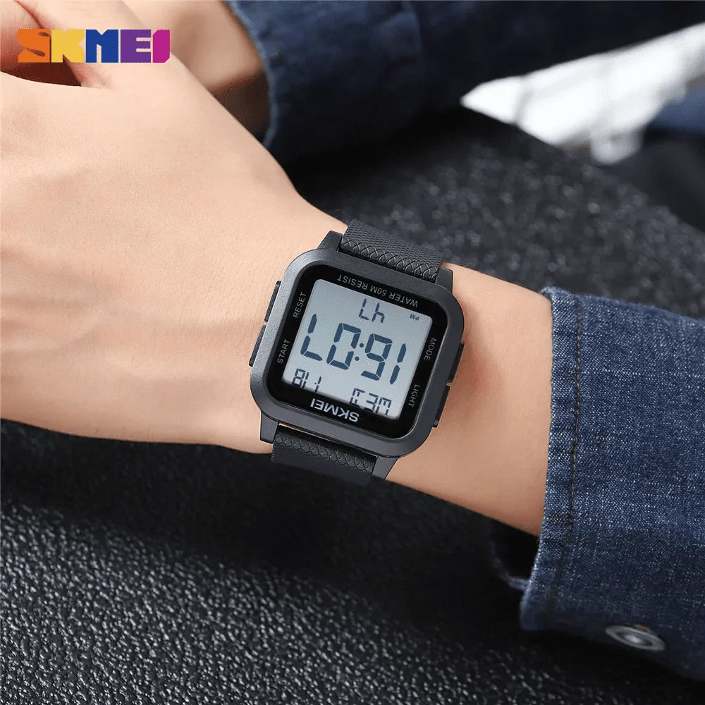 Skmei - 1894 - Digital Watch Waterproof - Black/white image 2