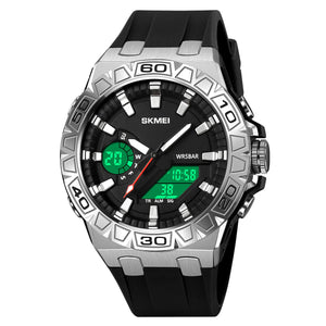 Skmei - 2276 - S-shock Sport Watch - Silver/White image 0