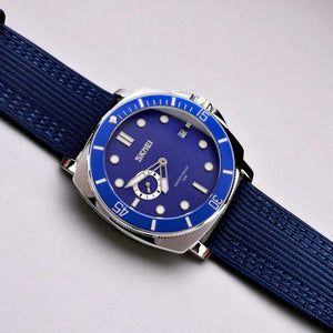SKMEI 9328 Analog Quartz Nylon Strap Casual Watch - Blue image 4
