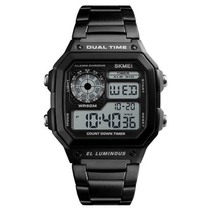 Skmei - 1335 - Digital Sports Countdown Waterproof Watch - Black image 4
