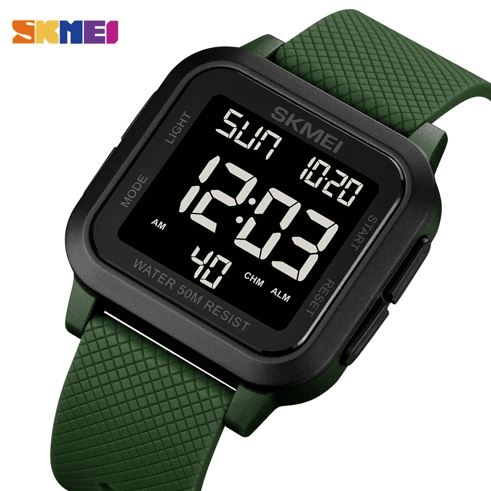Skmei - 1894 - Digital Watch Waterproof - ArmyGreen/Black image 0