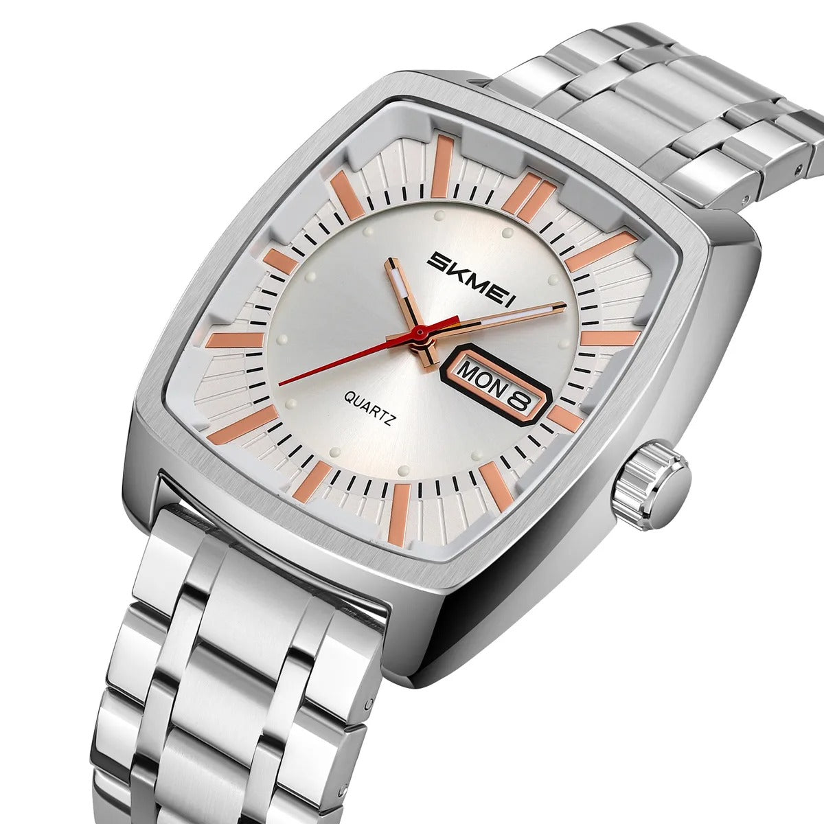 SKMEI - 9354 - Business Analog Quartz Watch - Silver image 0