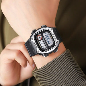 Skmei - 2126 - Luminous 50m Waterproof Mutifunctional - Silver/Black image 2