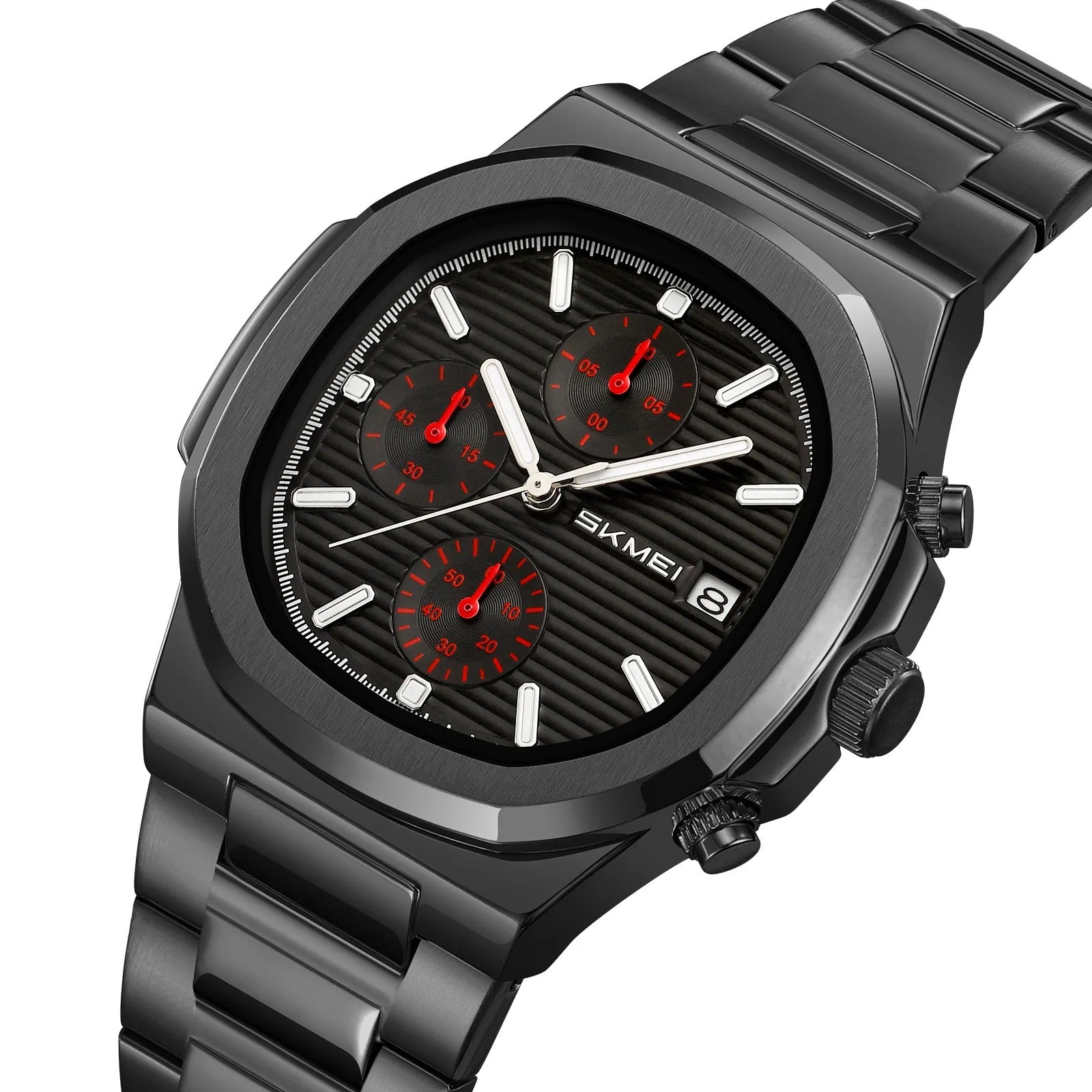 Skmei – 9374 – Chronograph Edition Watch – Black/Black image 0