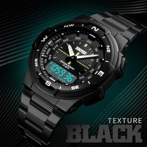 Skmei - 1370 - Navitech Dual Display Watch - Black/White image 2