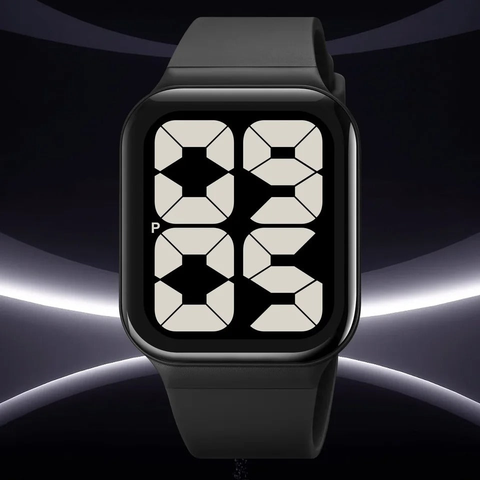 SKMEI - 1995 - Big Display Digital Watch - black/black image 0