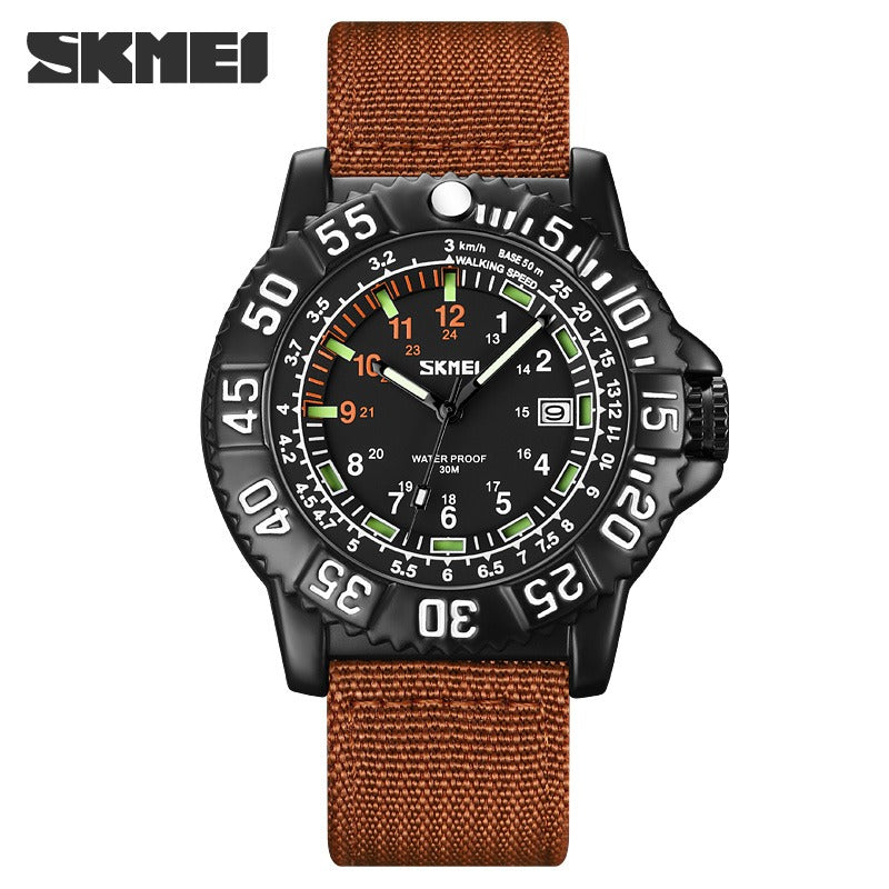 SKMEI - 9281 - High Quality Luxury Watch - Brown image 1