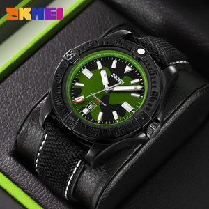 SKMEI - 9339 - High Quality Luxury Watch - Army/Green-Camouflage image 2
