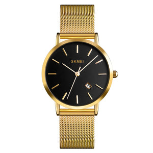 SKMEI 1530 Women Minimalist Quartz Watch - Gold