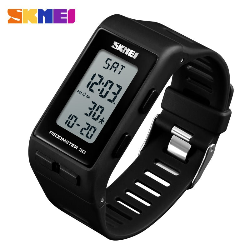 Skmei - 1363 - Pedometer Multi-function - Black image 1