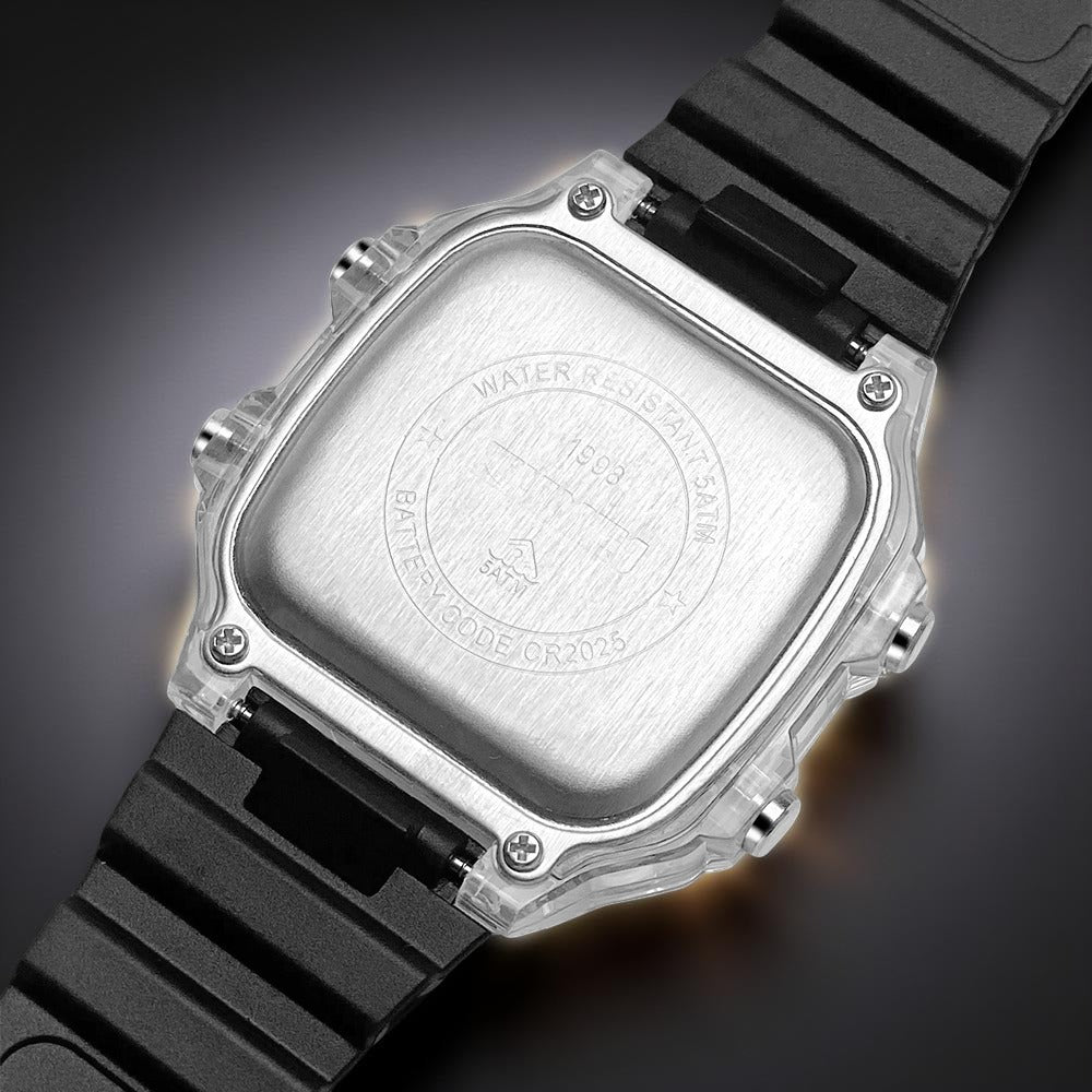 Skmei - 1998 - Digital Sports 50M Waterproof Watch - White image 5