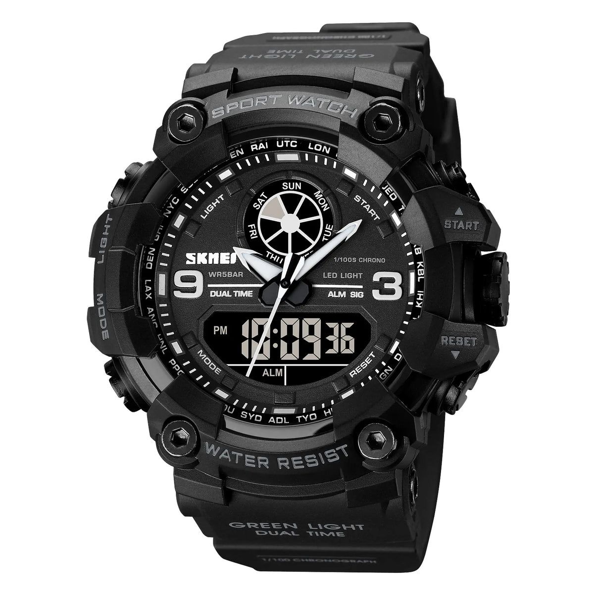 SKMEI 1818 Digital Sports Watch - Black