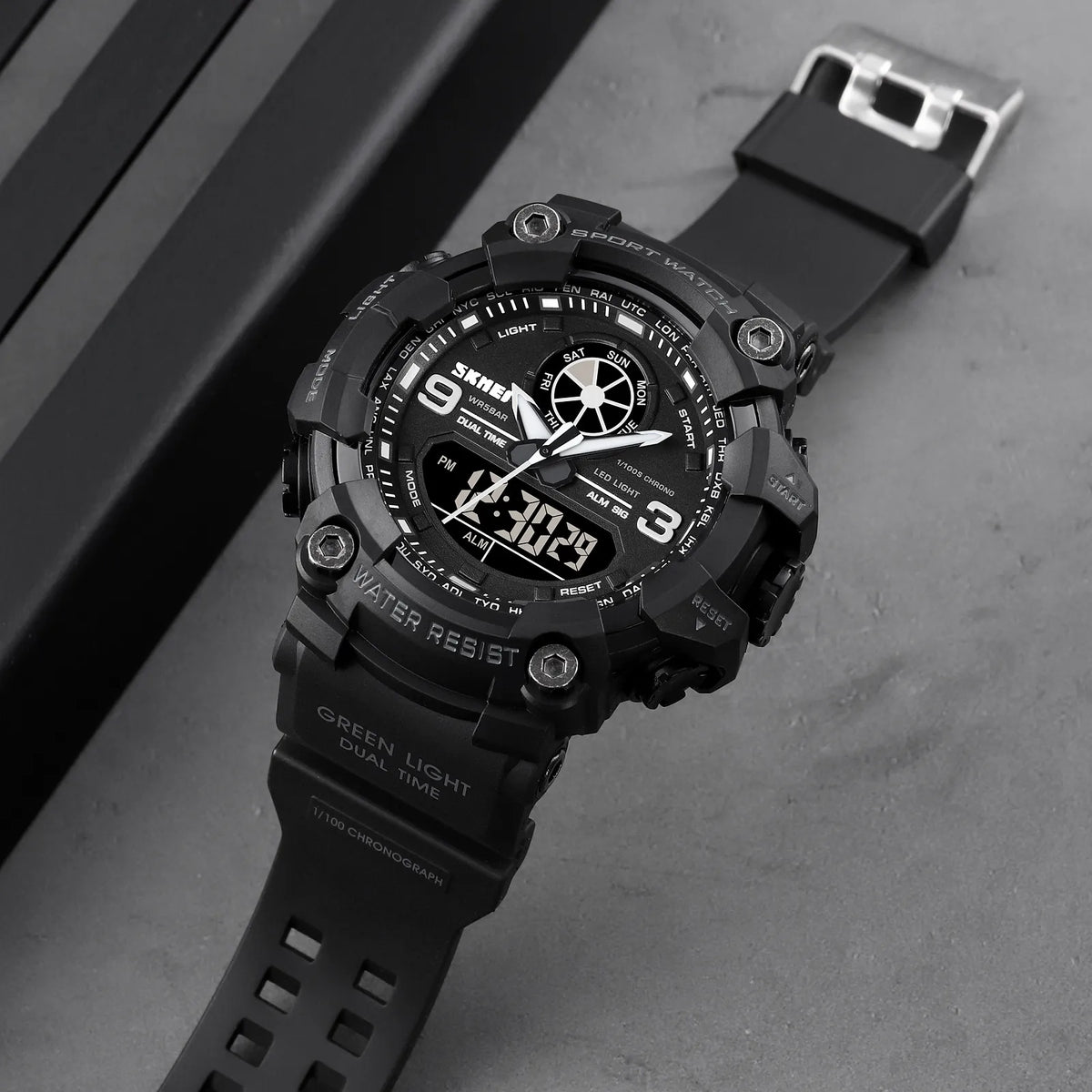 SKMEI 1818 Digital Sports Watch - Black