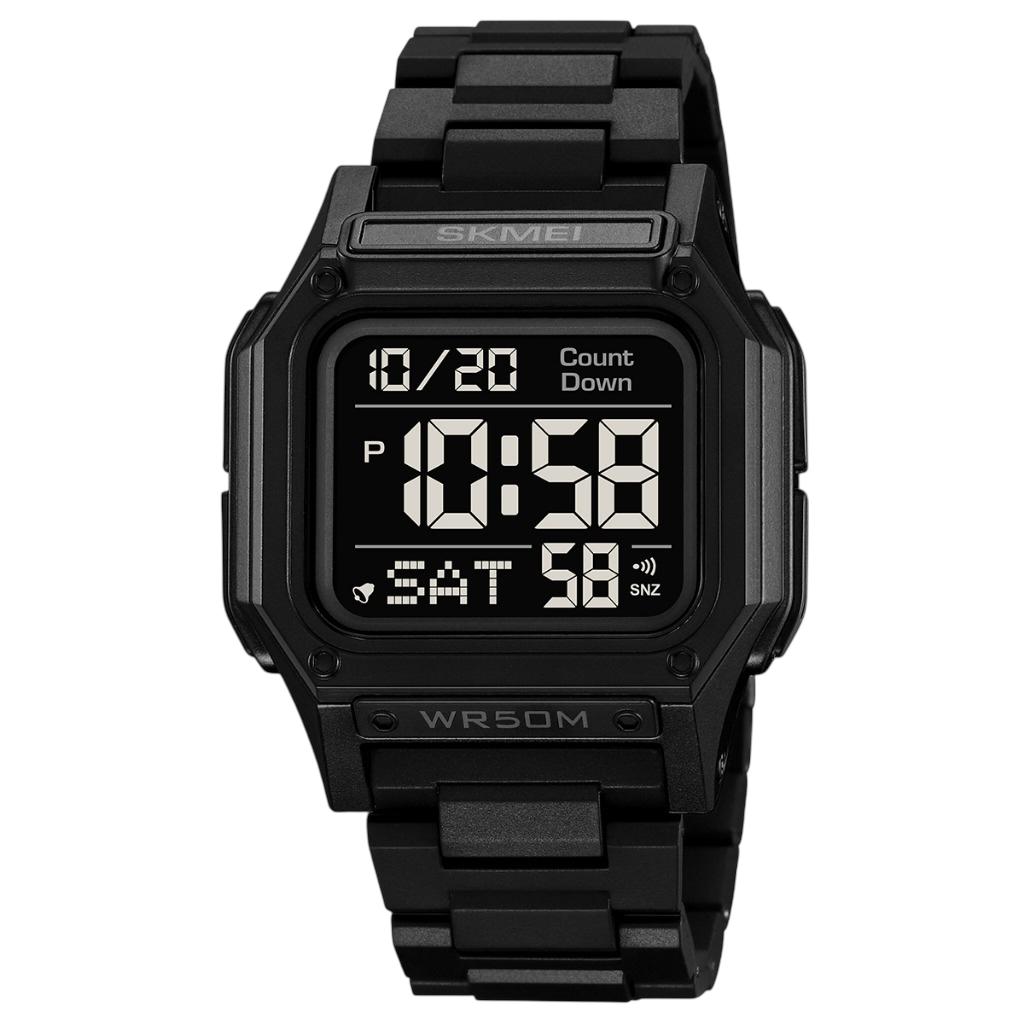 Skmei - 2264 - Multifunctional Sport Watch - Black/Black image 1