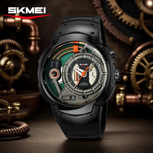 SKMEI - 2535 - Gents Quartz Watch - black image 1