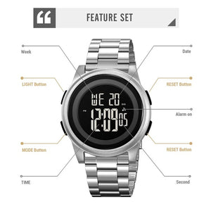 SKMEI - 2379 - Multi-Function Digital Watch - Silver image 5