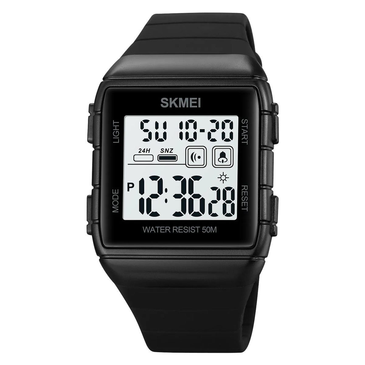 SKMEI 1960 Digital Sports Watch - Black/White