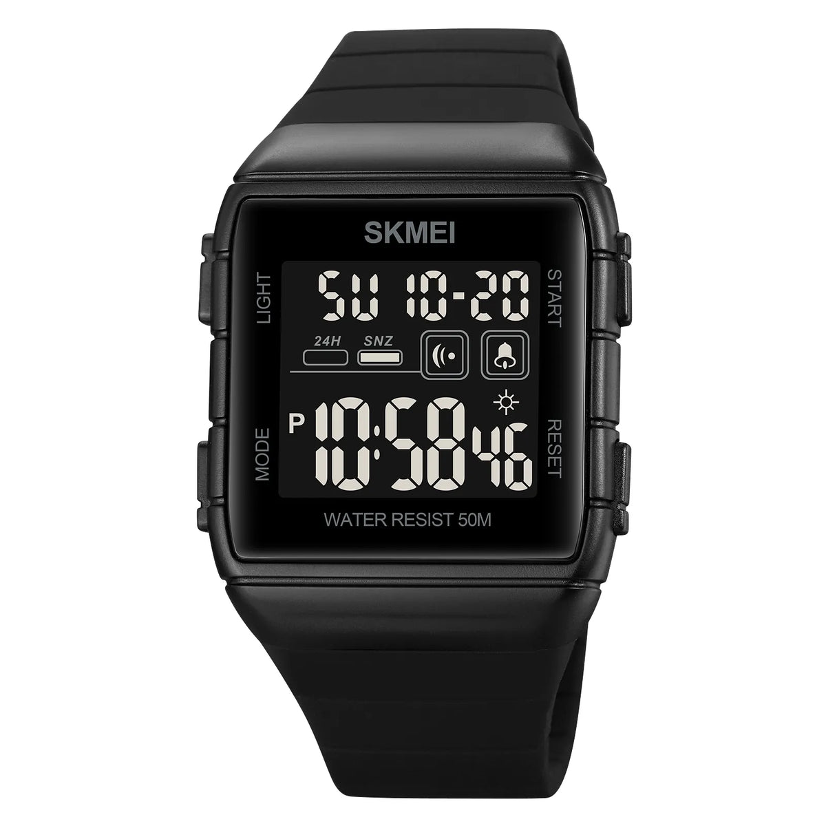 SKMEI 1960 Digital Sports Watch - Black/Black