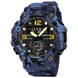 SKMEI 1965 Digital Sports Watch - BlueCamo