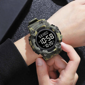 SKMEI 1968 Rugged Digital Sports Watch - GreenCamo