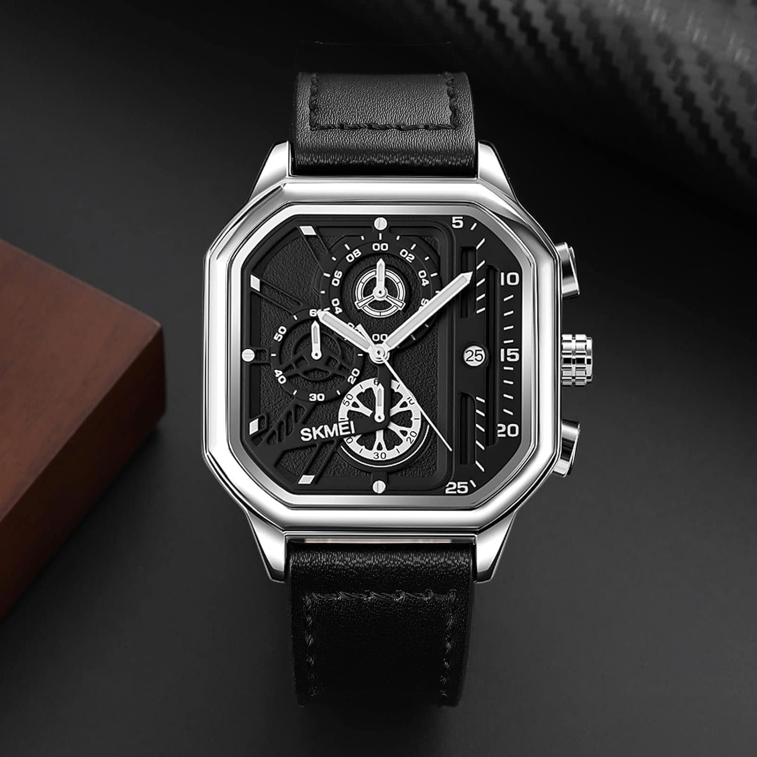 Skmei - 1963 - Waterproof Watch With Date Countdown - Silver image 0