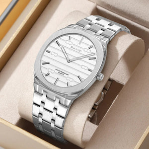 Skmei 9372 Imperial Time Quartz Watch - Silver/Silver image 1