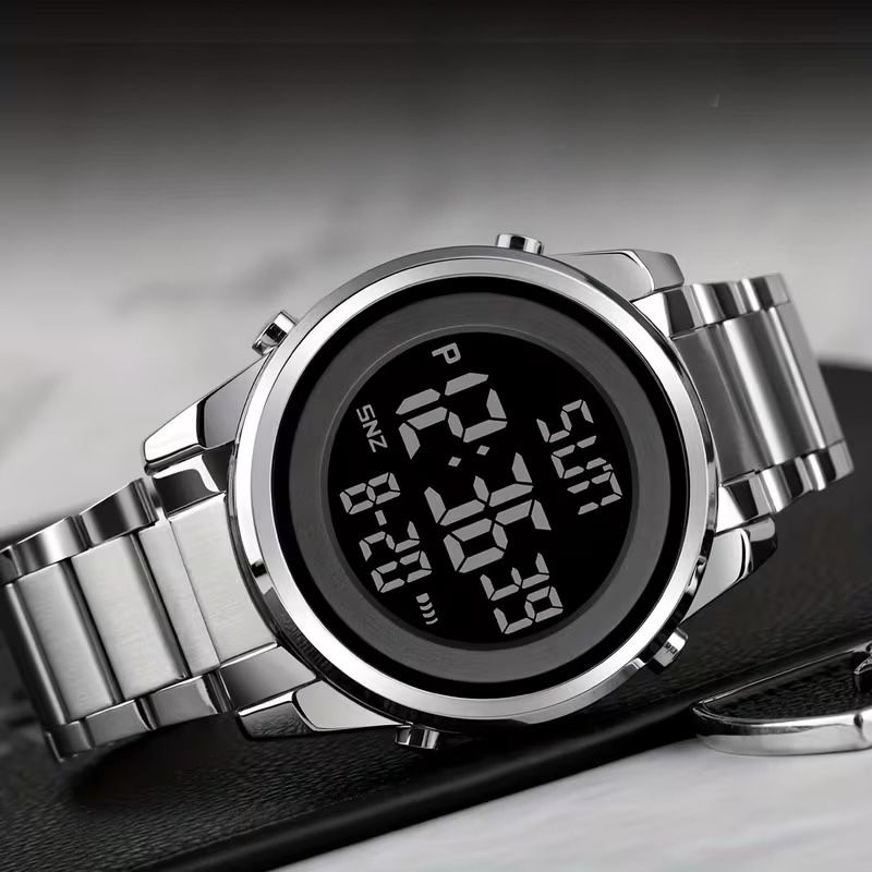 Skmei - 1611 - Advanced Digital Functions Watch - silver image 0