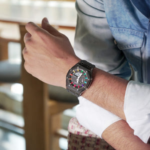 Skmei - 2100 - World Time 50m Waterproof - Black/White image 2