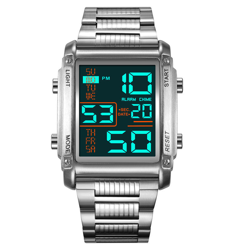 SKMEI - 2206 - High Quality Luxury Watch - Silver/Black image 2
