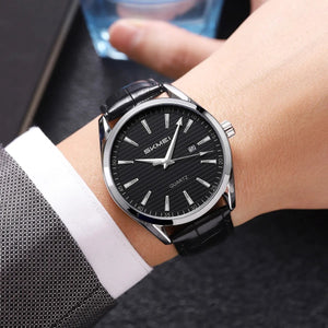 Skmei – 2490 – Quartz Movement Watch – Silver/Black image 2