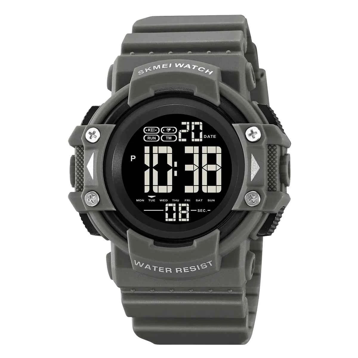 SKMEI 2195 Rugged Digital Sports Watch - Grey