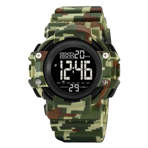 SKMEI 2195 Rugged Digital Sports Watch - ArmyGreen/Camo