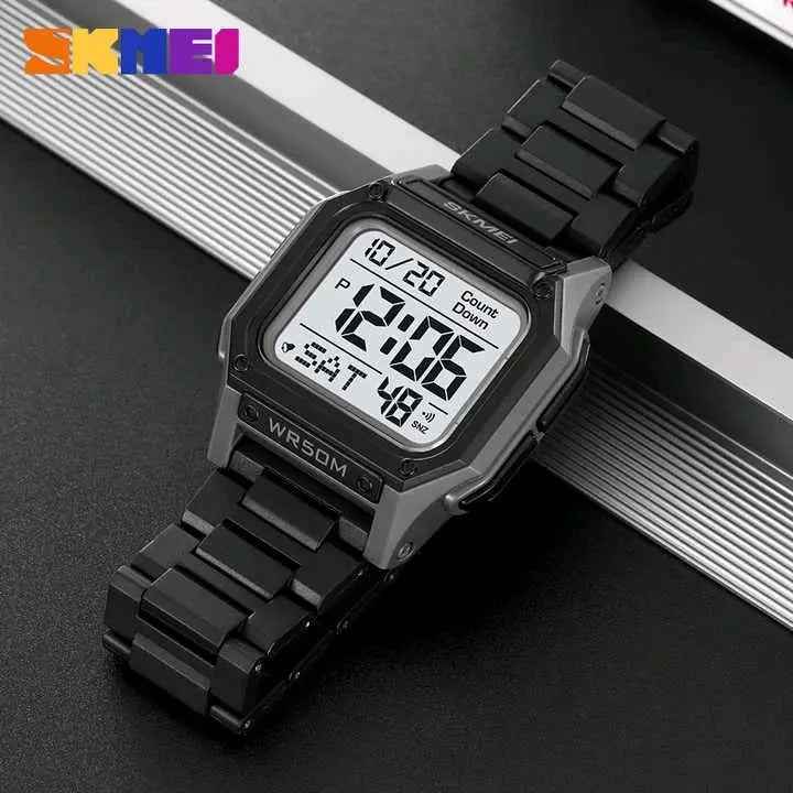 SKMEI 2264 Multifunctional Sport Watch - Black/Grey/White