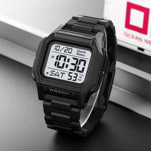SKMEI 2264 Multifunctional Sport Watch - Black/White
