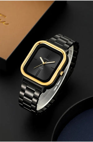 SKMEI - 2275 - 30m Waterproof Watch For Men - Gold image 3