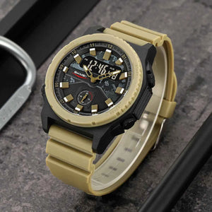 SKMEI 2355 Tactical Sport Dual Display Watch - Apricot