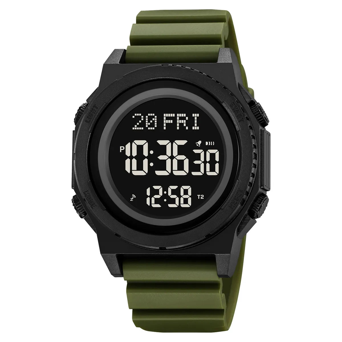 SKMEI 2357 Outdoor Sport Digital Watch - ArmyGreen