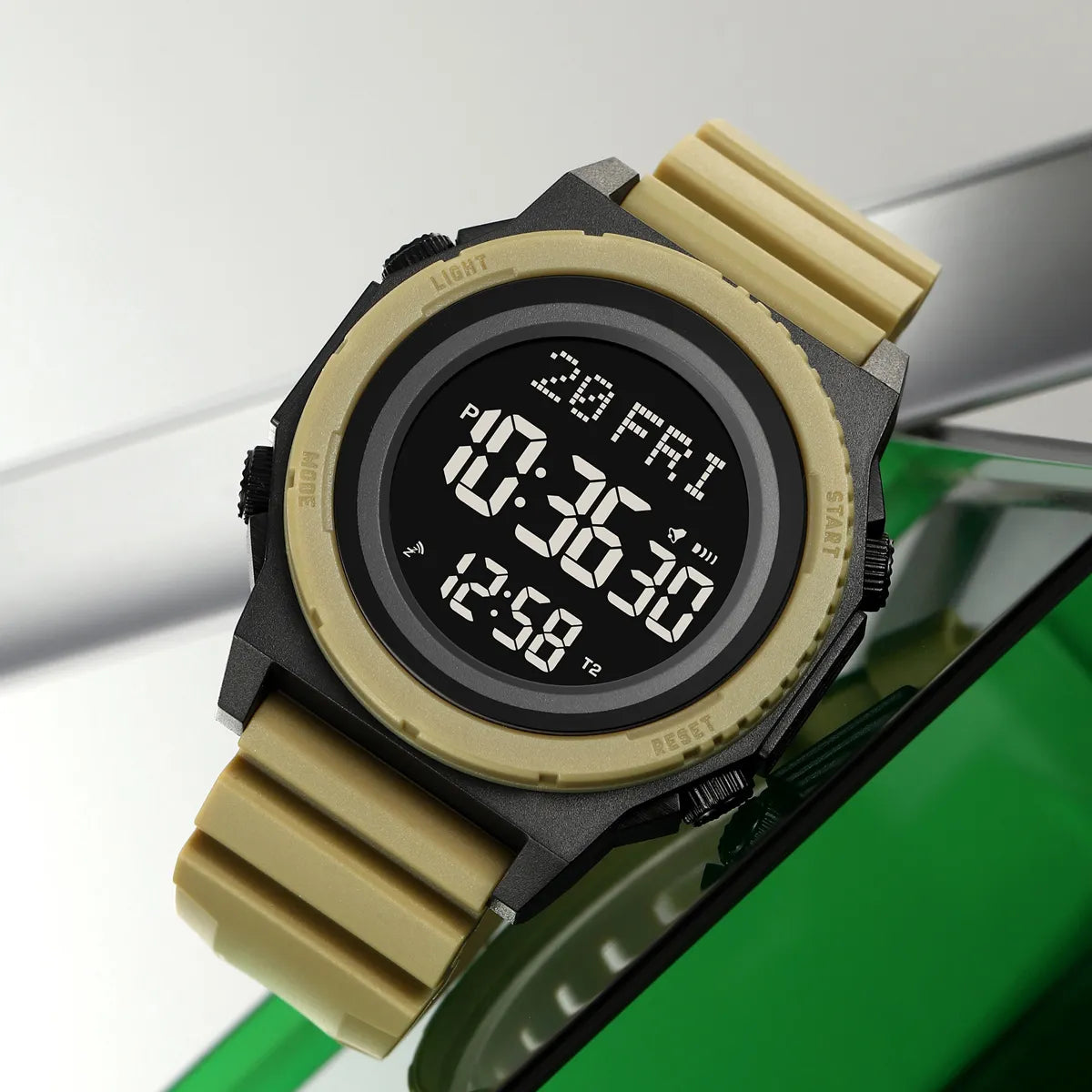 SKMEI 2357 Outdoor Sport Digital Watch - Apricot