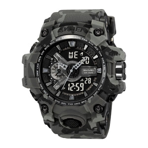 SKMEI 2396 Analog Digital Sports Watch - GreyCamo