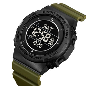 SKMEI 2400 Digital Sports Watch - ArmyGreen