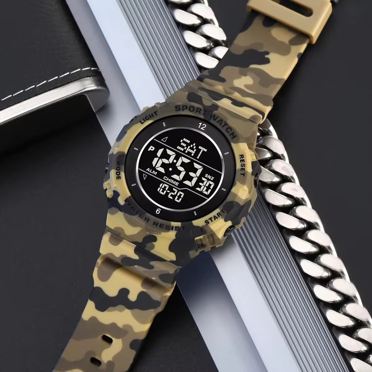 SKMEI 2400 Digital Sports Watch - Desert Camo